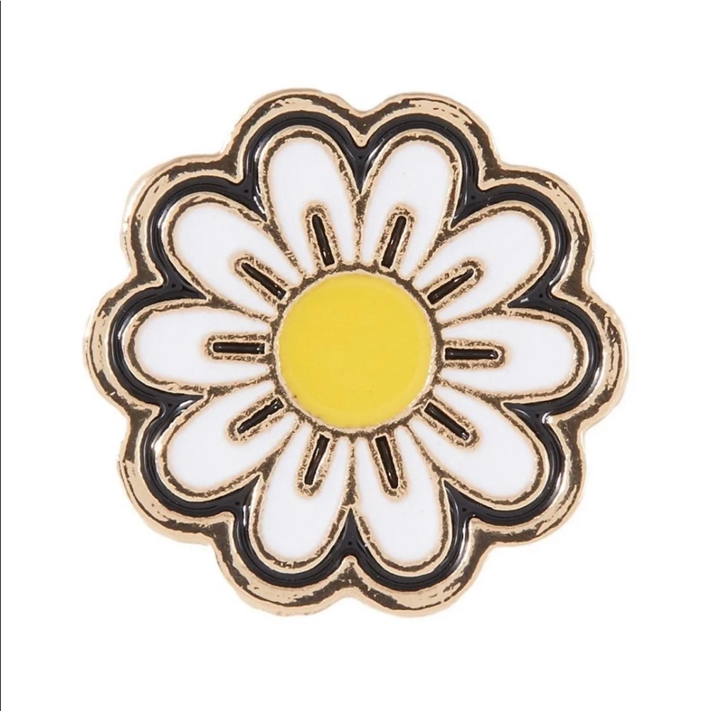 Metal Daisy Crocs Jibbitz